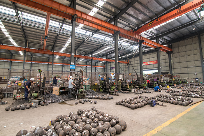 北流螺栓球加工车间